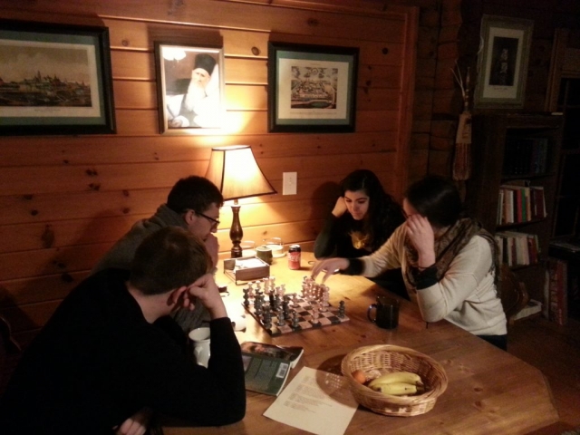 Chess in the Guest House