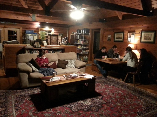 Relaxing in the Guest House