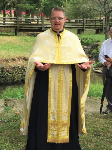Fr. Peter shares a few words with us