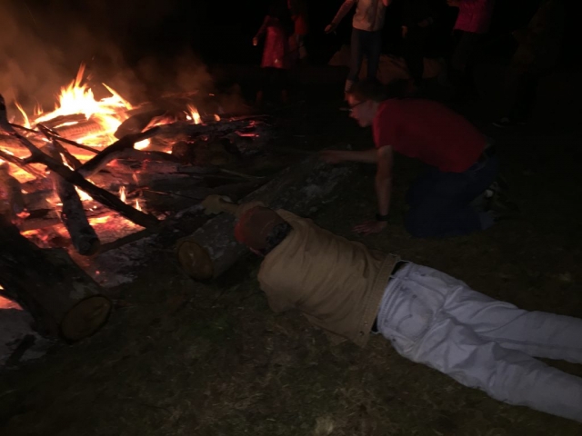 Roasting marshmallows